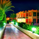 Golden Five Diamond night photo hdr