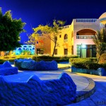 Golden Five Diamond night photo hdr