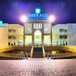 Golden 5 Emerald in night photo