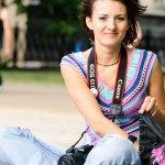 Photographer waiting for a subject