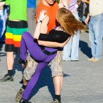 The feeling of weightlessness in dance