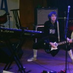 Samurai playing guitar